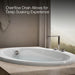 KOHLER K-1162-S1 Sunward 60" x 42" drop-in whirlpool bath