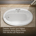 KOHLER K-1164 Sunward 72" x 42" drop-in whirlpool bath, white - view 5