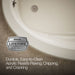 KOHLER K-1164-CB Sunward 72" x 42" drop-in whirlpool bath, biscuit - view 4