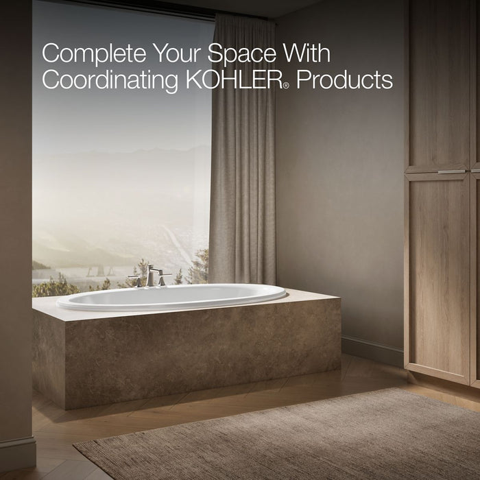 KOHLER K-1165 Sunward 72" x 42" drop-in bath