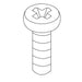 KOHLER K-1166884 Screw, 8-32 X 0.492, Flat Head