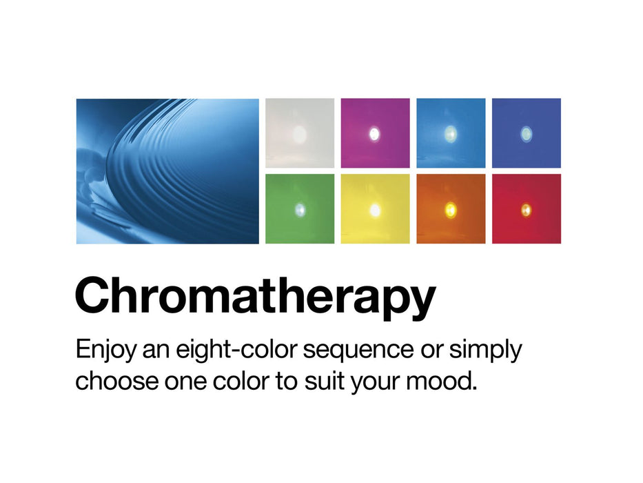 KOHLER K-1166-C1 sok 104" x 41" drop-in Effervescence bath with chromatherapy and center drain
