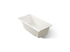 KOHLER K-1167-GHRF Underscore 60" x 30" alcove Heated BubbleMassage air bath, right drain, biscuit
