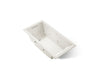 KOHLER Underscore 60" x 30" drop-in heated whirlpool bath