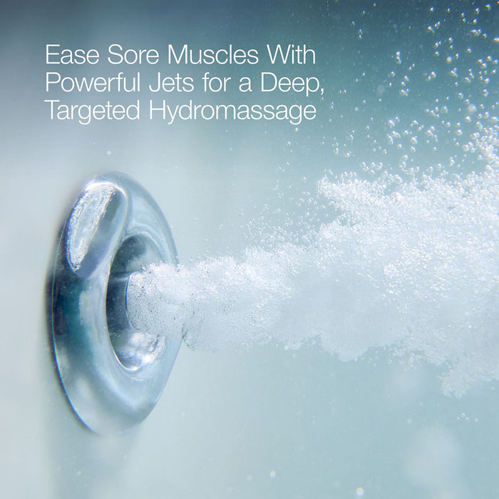 KOHLER K-1167-JLH Underscore 60" x 30" drop-in/alcove heated whirlpool bath, left drain, white - view 4