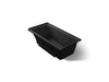 KOHLER K-1167-JRH Underscore 60" x 30" drop-in/alcove heated whirlpool bath, right drain, black black
