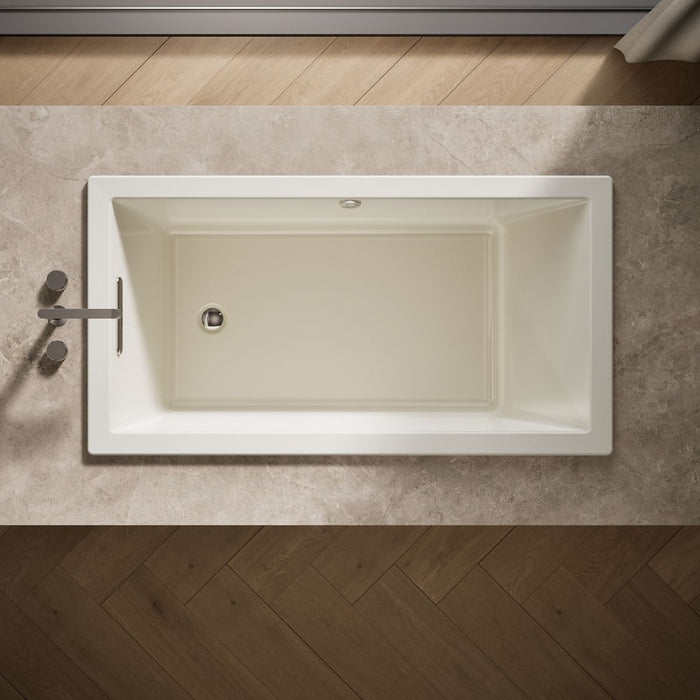 KOHLER K-1168-GH Underscore 60" x 32" drop-in Heated BubbleMassage air bath