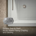 KOHLER K-1168-GHW Underscore 60" x 32" drop-in Heated BubbleMassage air bath with Bask heated surface, ice grey - view 5