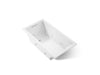 KOHLER Underscore 60" x 32" drop-in heated whirlpool bath