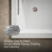 KOHLER Underscore 60" x 32" drop-in heated whirlpool bath