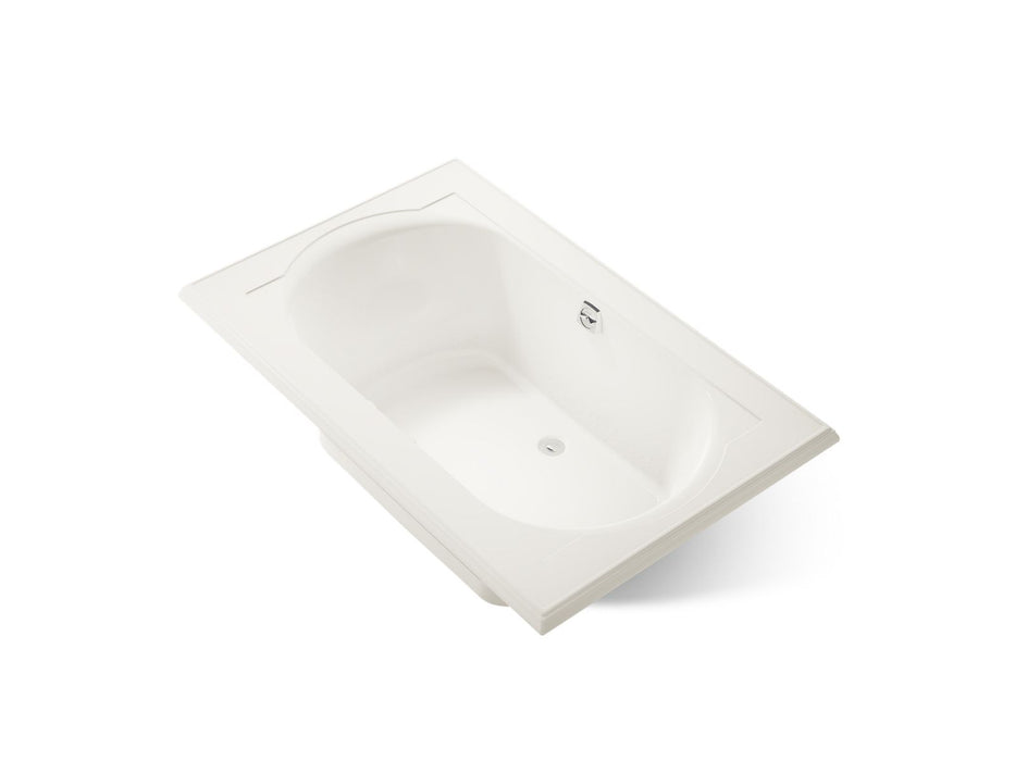 KOHLER K-1170-GHW Memoirs 66" x 42" drop-in Heated BubbleMassage air bath with Bask heated surface, biscuit