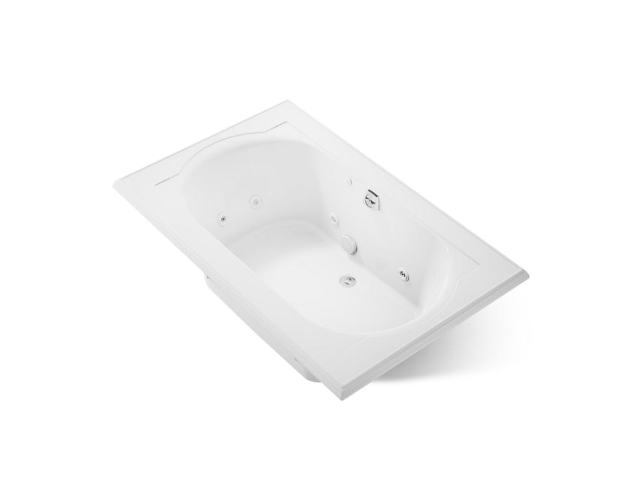 KOHLER K-1170-JHC Memoirs 66" x 42" drop-in whirlpool bath, white