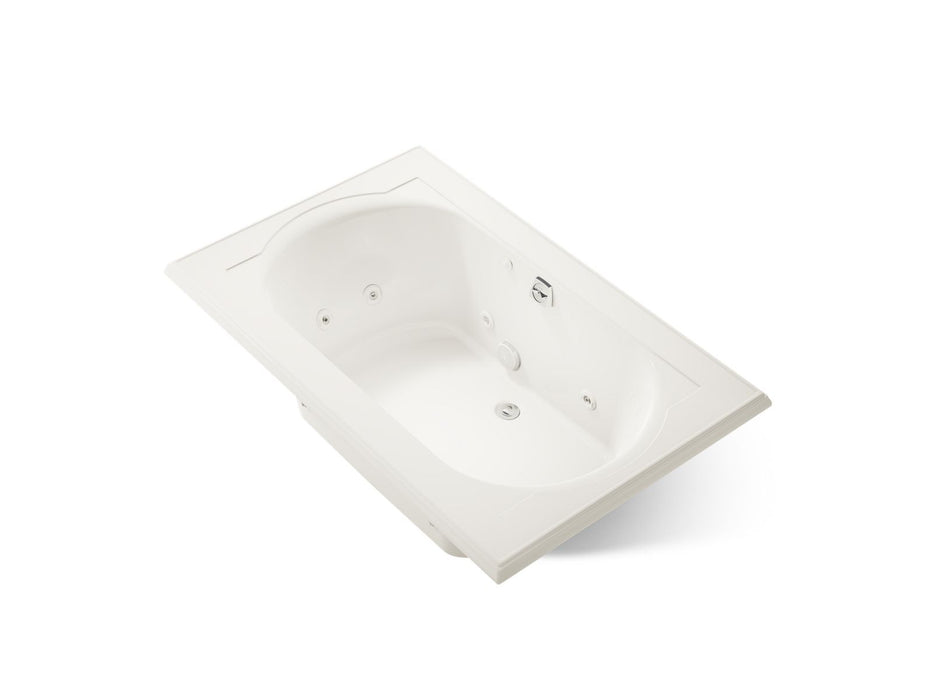 KOHLER K-1170-JHE Memoirs 66" x 42" drop-in whirlpool bath, biscuit