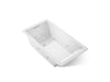 KOHLER K-1173-JH Underscore 66" x 36" drop-in heated whirlpool bath