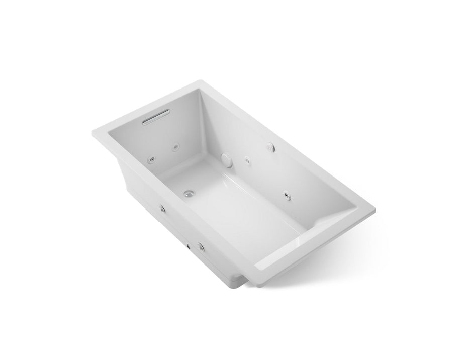 KOHLER Underscore 66" x 36" drop-in Heated BubbleMassage air bath with whirlpool