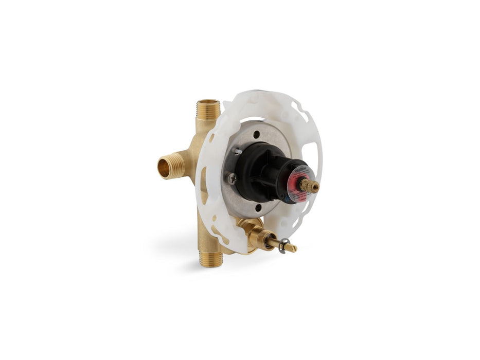 KOHLER Rite-Temp 1/2" pressure-balancing valve with push-button diverter