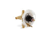 KOHLER Rite-Temp 1/2" pressure-balancing valve with push-button diverter and screwdriver stops