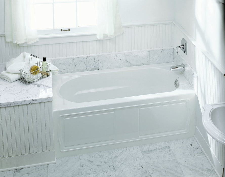 KOHLER K-1184-RA Devonshire 60" x 32" alcove bath, right drain