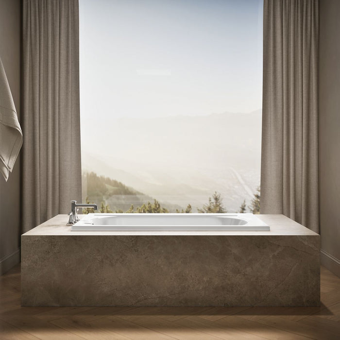 KOHLER K-1184 Devonshire 60" x 32" drop-in bath, white - view 5
