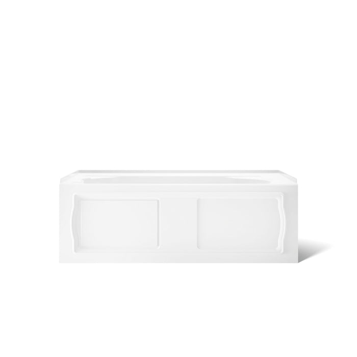 KOHLER K-1184-LA Devonshire 60" x 32" alcove bath, left drain