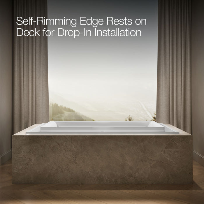 KOHLER K-1188-RE sok 63" x 31-1/2" drop-in Effervescence bath