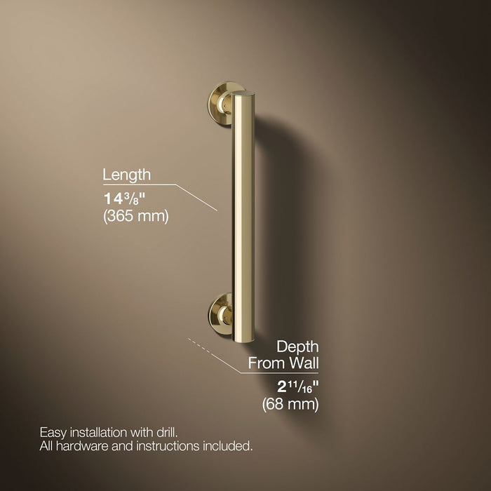 3/4 view of product with dimensions