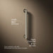 3/4 view of product with dimensions