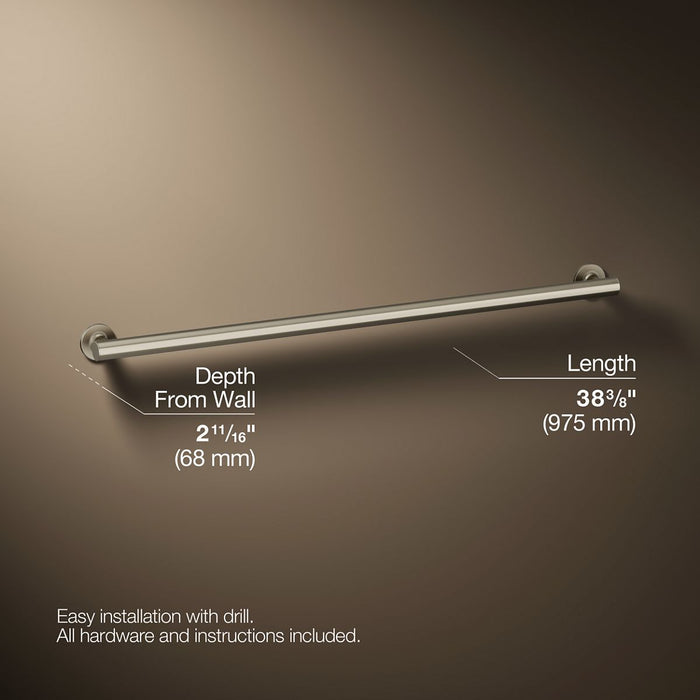 3/4 view of product with dimensions