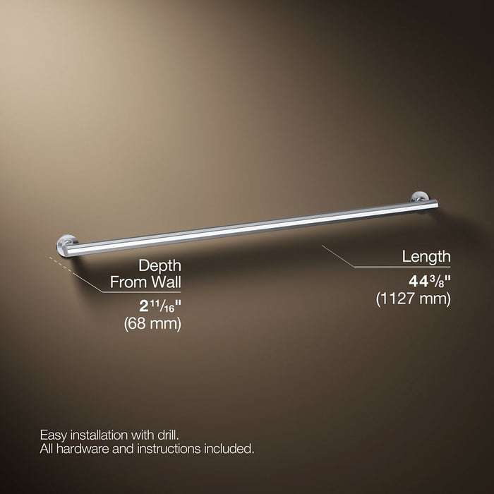 3/4 view of product with dimensions