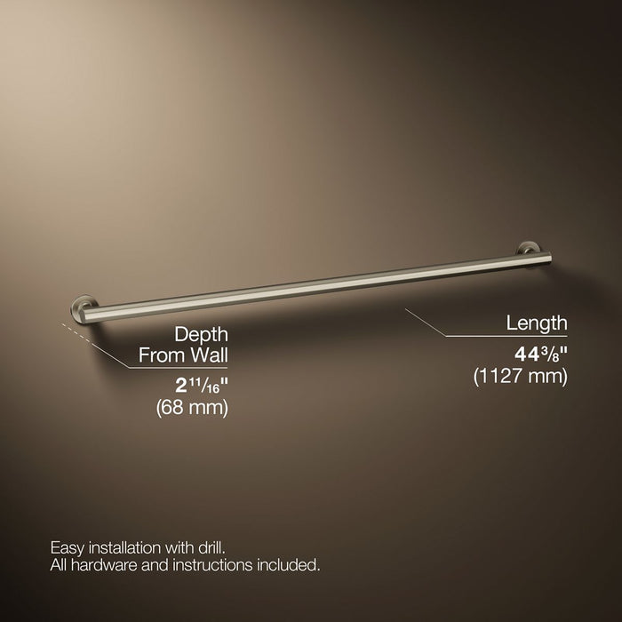 3/4 view of product with dimensions