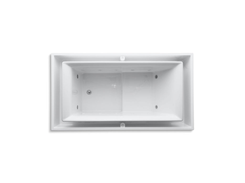 KOHLER K-1189-C1 sok 63" x 31-1/2" drop-in Effervescence bath with chromatherapy and left-hand drain