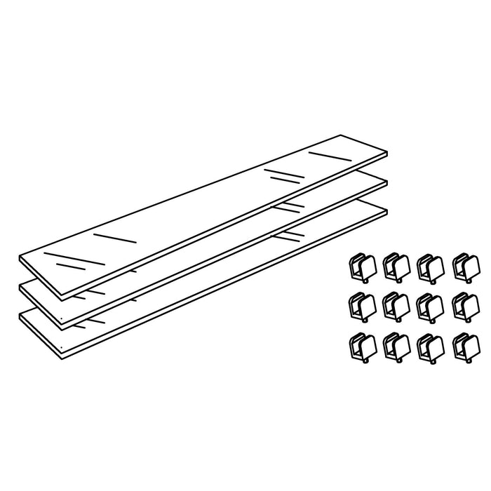 KOHLER K-1215251-D Verdera, Glass Shelf Kit, 34" Cabinet
