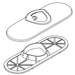 KOHLER K-1224400 Escutcheon Service Kit