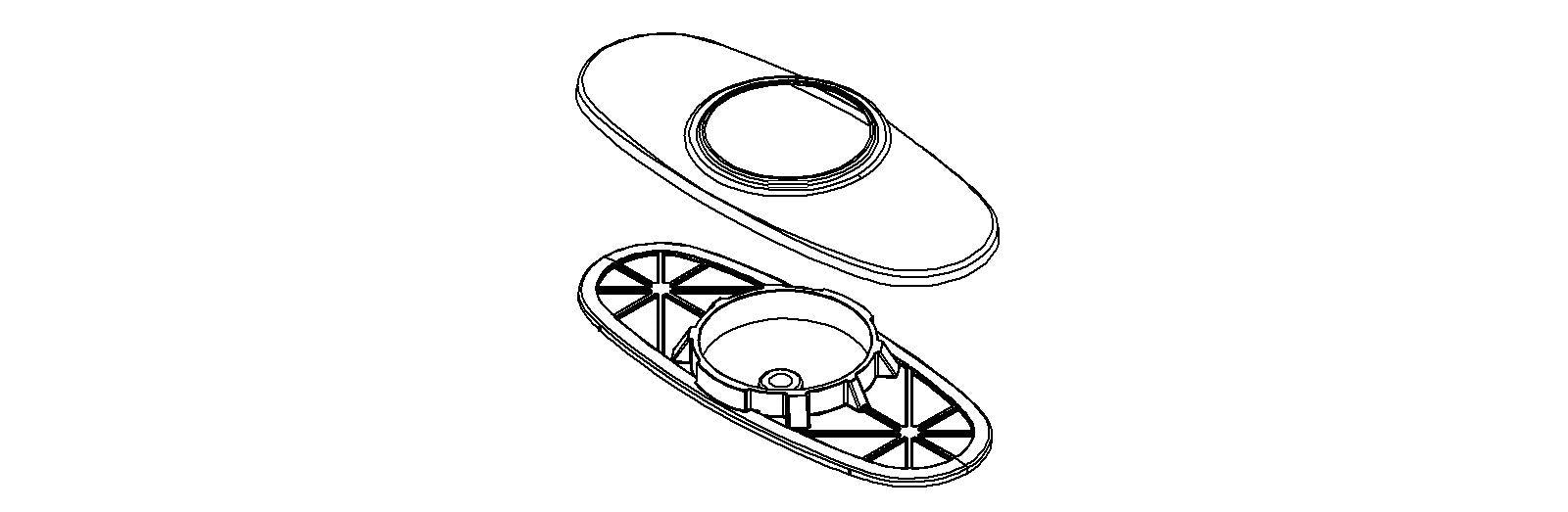 KOHLER K-1224402 Escutcheon Service Kit