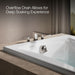 KOHLER K-1224-CB Mariposa 66" x 35-7/8" drop-in whirlpool bath