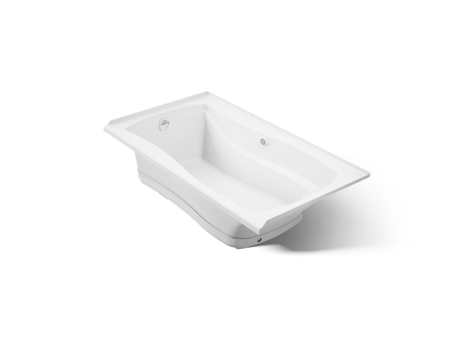 KOHLER K-1224-GHLW Mariposa 66" x 36" alcove Heated BubbleMassage air bath with Bask heated surface, left drain
