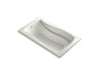 KOHLER K-1224-GH Mariposa 66" x 36" drop-in Heated BubbleMassage air bath, dune