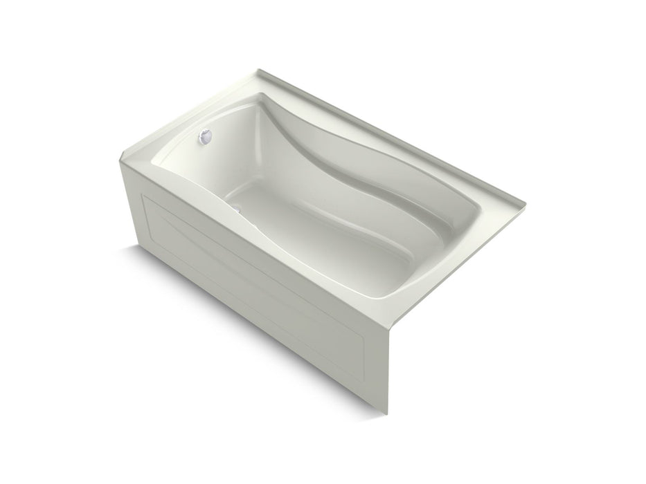 KOHLER K-1224-GHLA Mariposa 66" x 36" drop-in/alcove Heated BubbleMassage air bath, left drain, dune