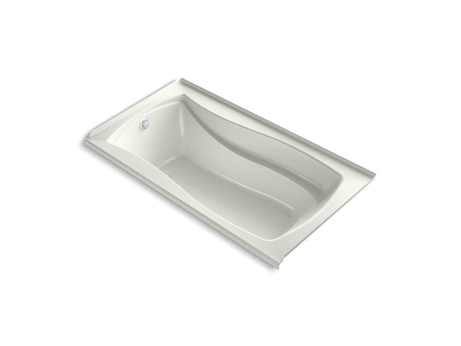 KOHLER K-1224-GHLF Mariposa 66" x 36" alcove Heated BubbleMassage air bath, left drain, dune