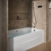 KOHLER K-1224-GHRAW Mariposa 66" x 36" alcove Heated BubbleMassage air bath with Bask heated surface, right drain, white...