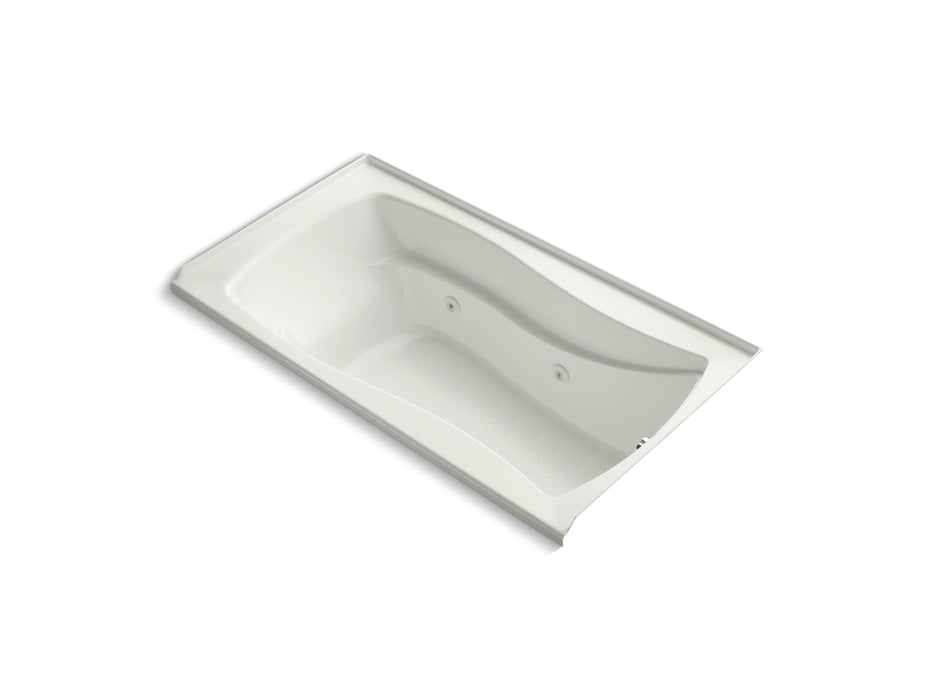 KOHLER K-1224-RW Mariposa 66" x 35-7/8" alcove whirlpool bath with Bask heated surface, integral flange, and right-hand...