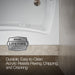 KOHLER K-1224-RW Mariposa 66" x 35-7/8" alcove whirlpool bath with Bask heated surface, integral flange, and right-hand...