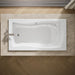 KOHLER K-1224-W1 Mariposa 66" x 35-7/8" drop-in whirlpool bath with Bask heated surface and end drain, white - view 5