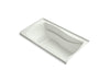 KOHLER K-1229-RW Mariposa 66" x 36" alcove bath with Bask heated surface, right drain, dune
