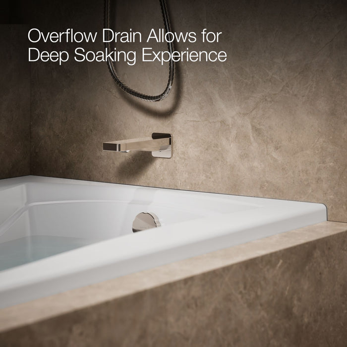 KOHLER K-1239-RH Mariposa 60" x 36" alcove heated whirlpool, right drain and heater