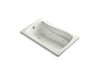 KOHLER Mariposa 60" x 36" drop-in heated whirlpool bath