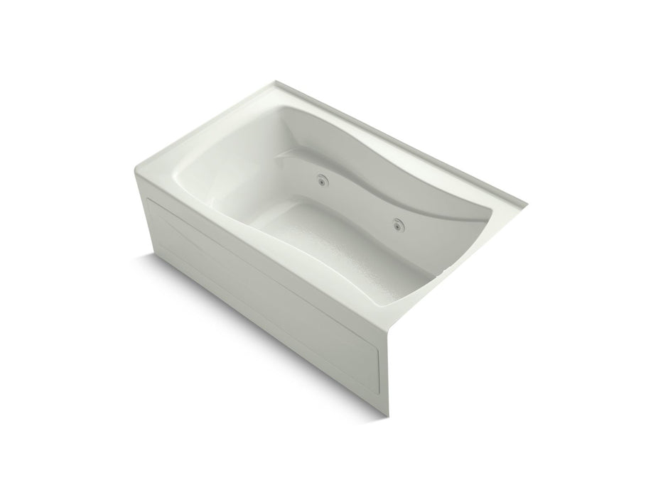KOHLER K-1239-HR Mariposa 60" x 36" alcove heated whirlpool, right drain, dune
