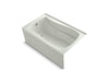 KOHLER K-1239-LA Mariposa 60" x 36" alcove whirlpool, left drain, dune