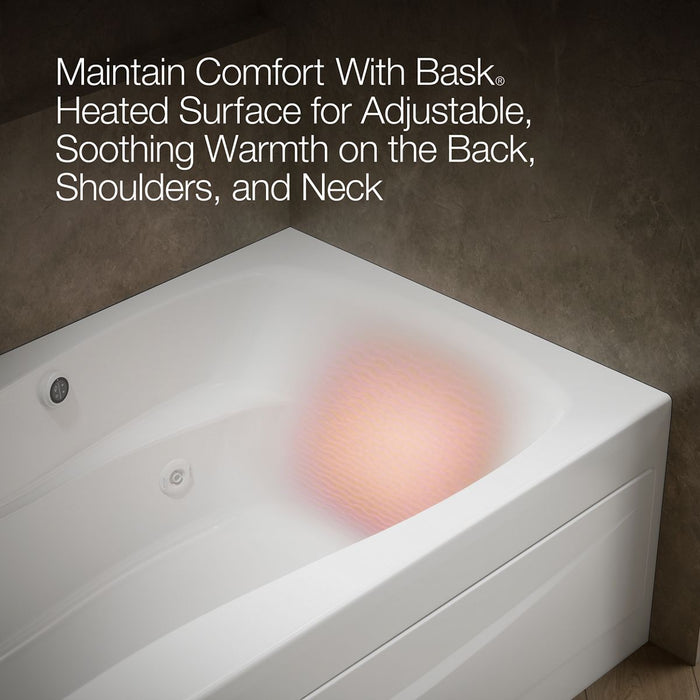 KOHLER K-1239-LA Mariposa 60" x 36" alcove whirlpool, left drain, white - view 5