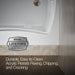 KOHLER K-1239-RH Mariposa 60" x 36" alcove heated whirlpool, right drain and heater, white - view 5